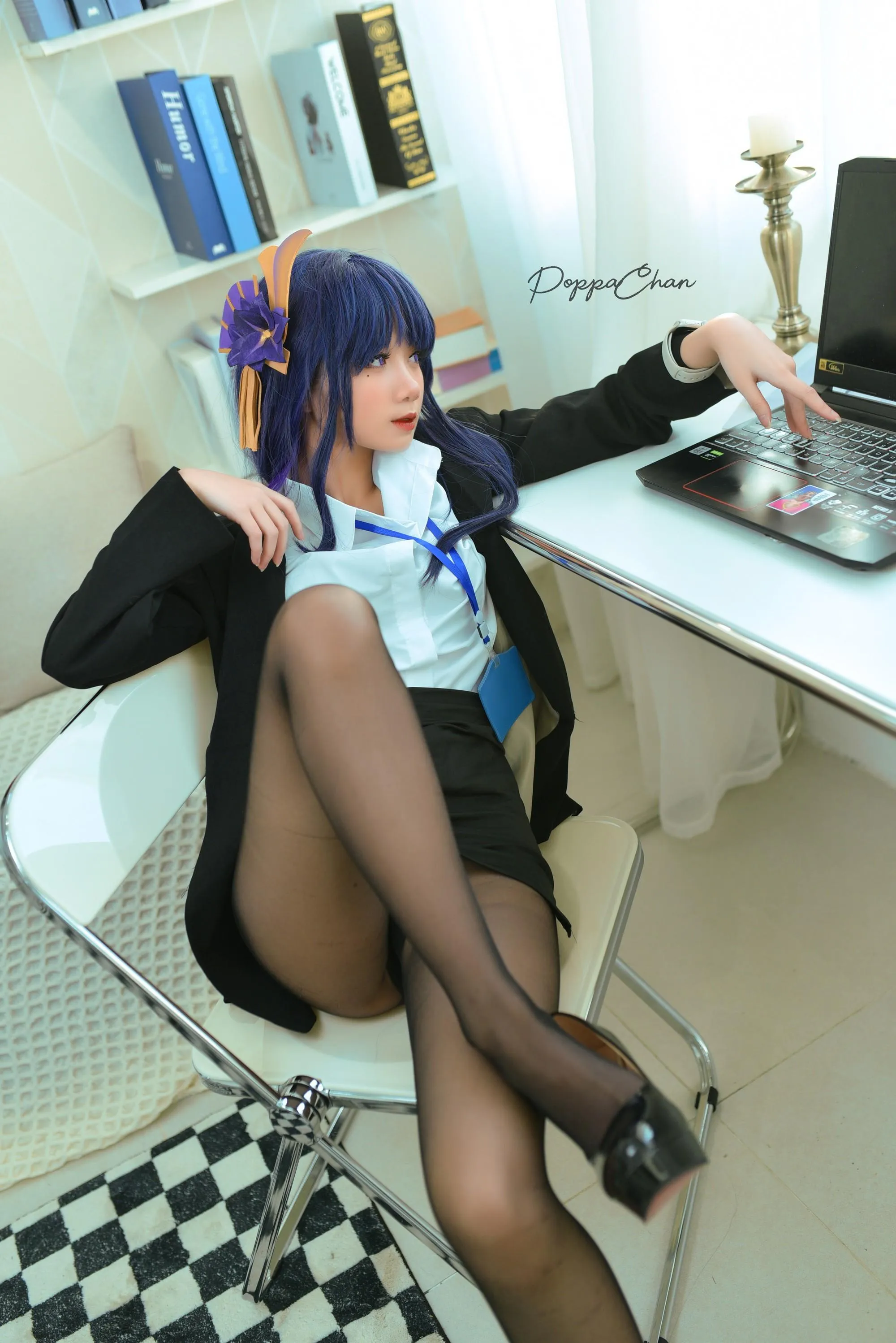 PoppaChan – NO.021 Raiden Shogun Officer [25P]插图5